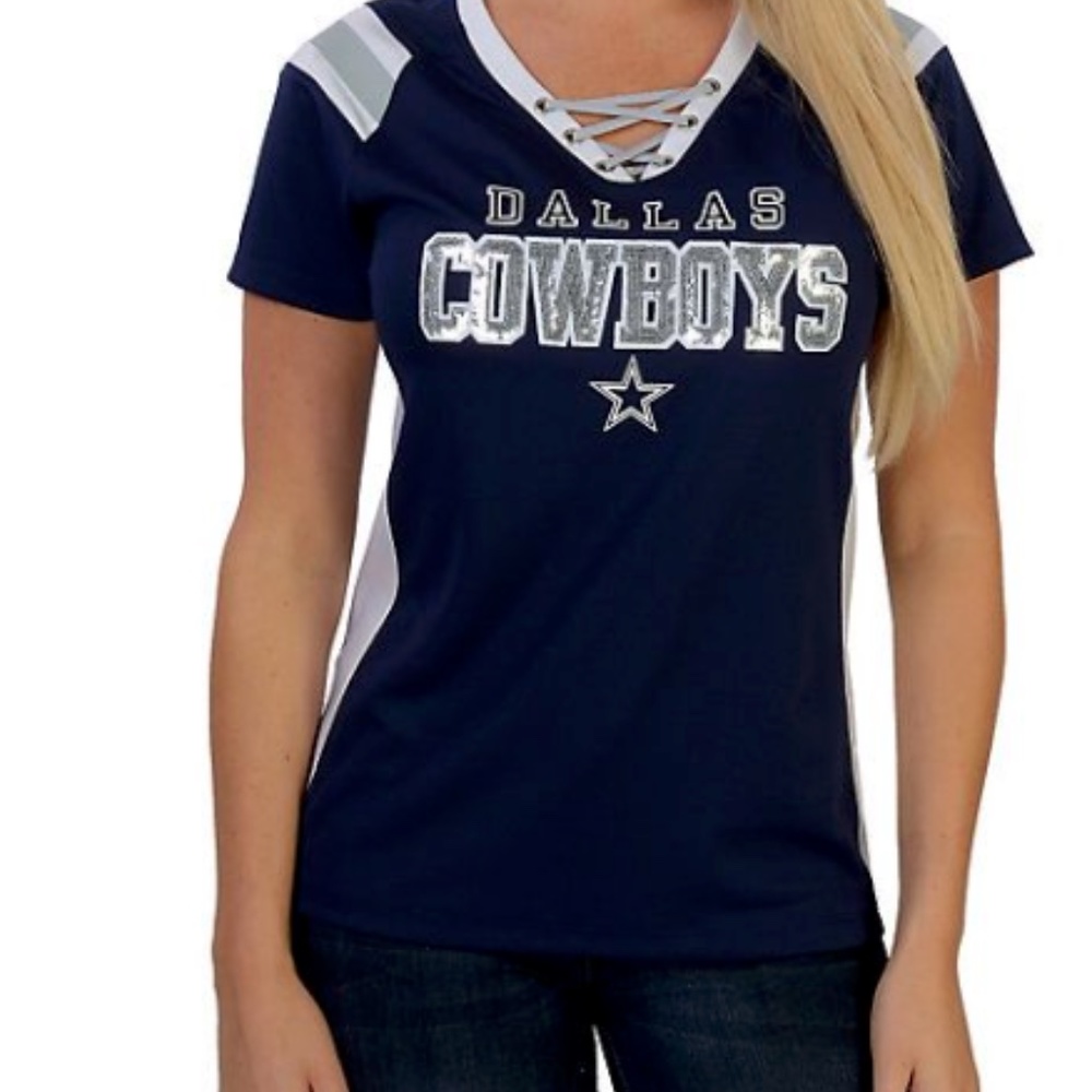 Dallas cowboys lace up top